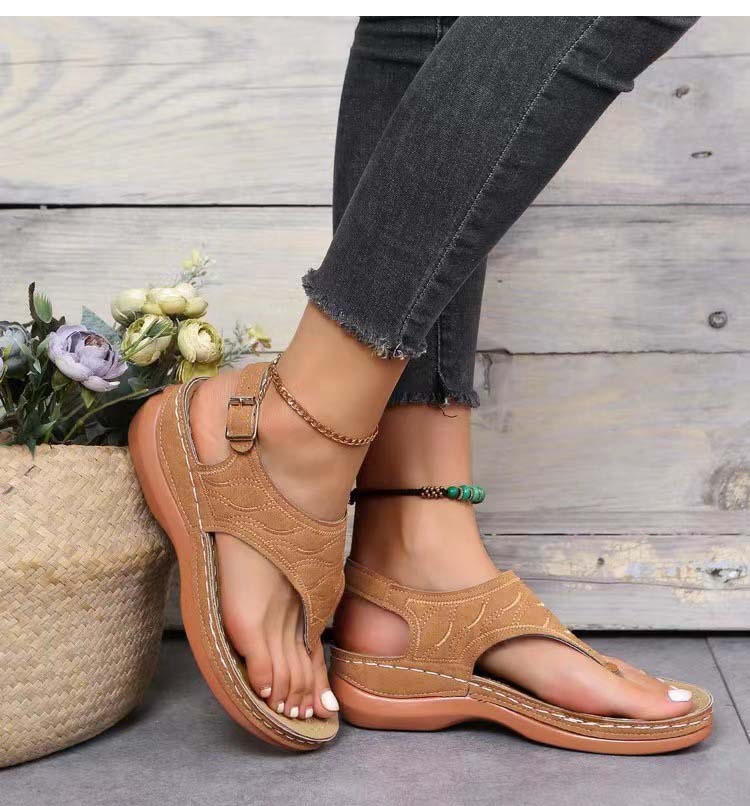 Komfortable, stützende und stylische orthopädische Damen-Flip-Flops Mia