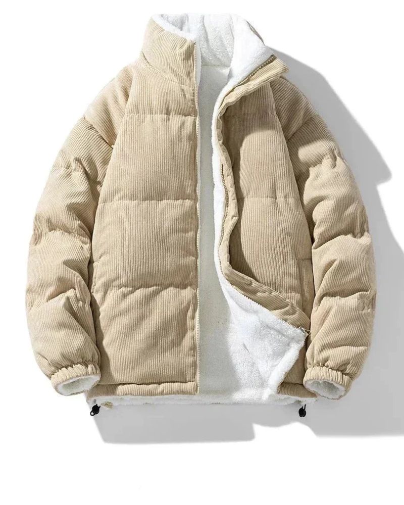 Trendige reversible Winterjacke für Herren – Caspar