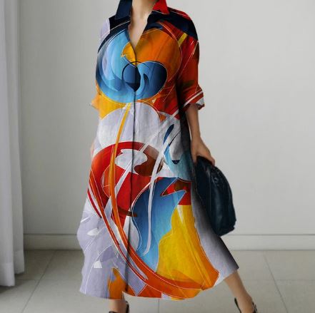 Elegantes Hemdkleid von Marie für Damen