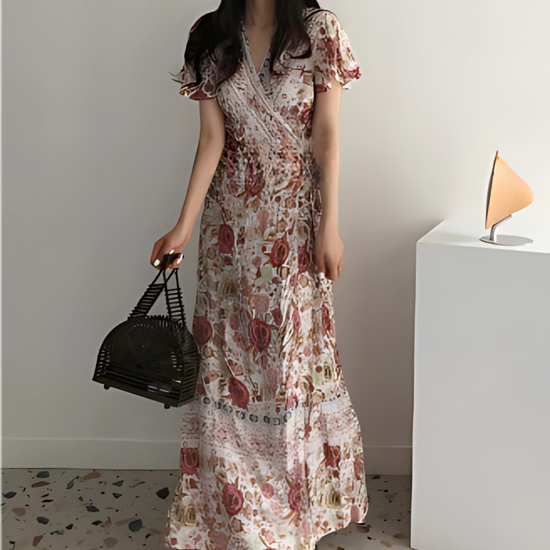 Sommerkleid mit Blumenmuster von Ruhlenara