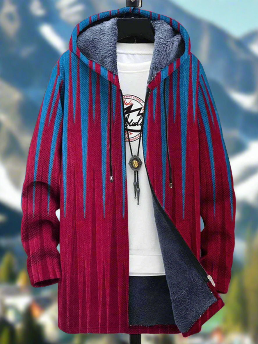 Moderne, warme Jacke für Damen und Herren – Leiara