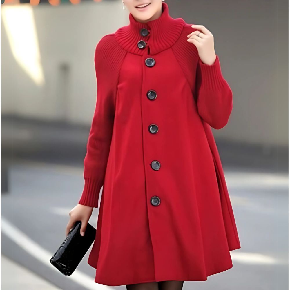 Stylish Elegant Long Dress Coat - Dorthea