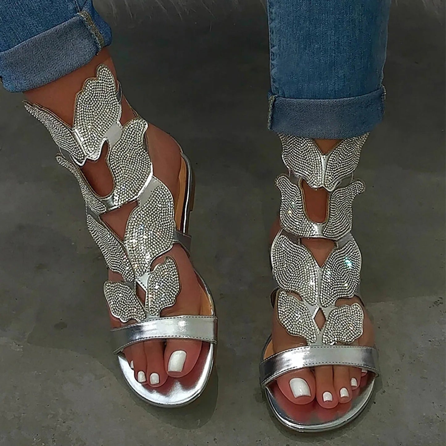 Helen Strass Sandals