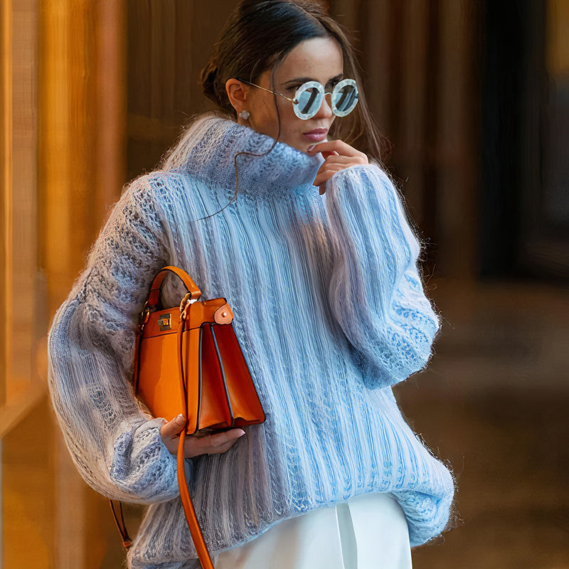 Dicker Strickpullover für Damen - Senta