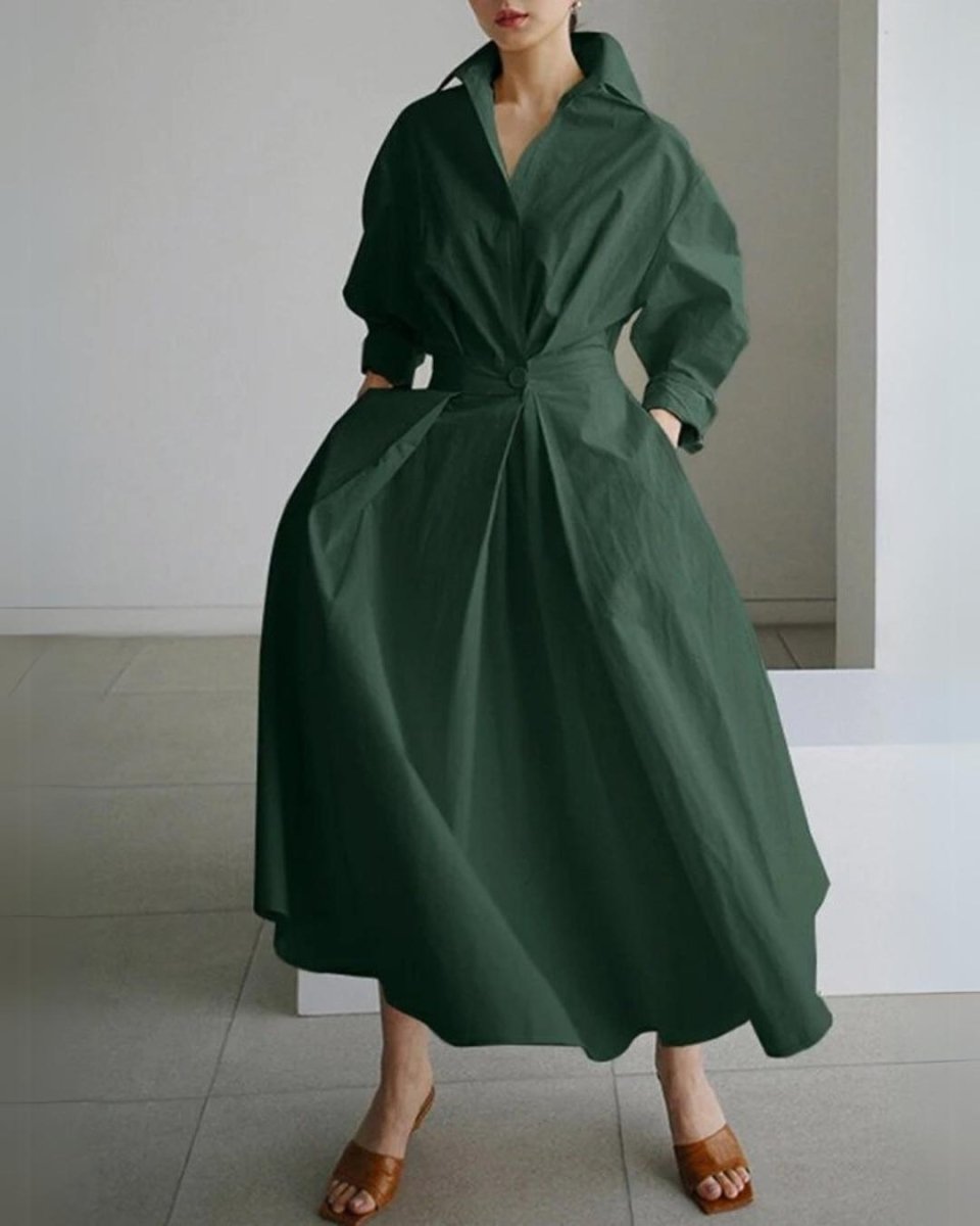 Elegantes, langes Sommerkleid Wilhelmine