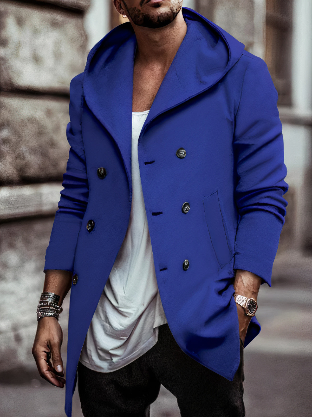 Winterjacke für Herren, winddicht - Larenzo