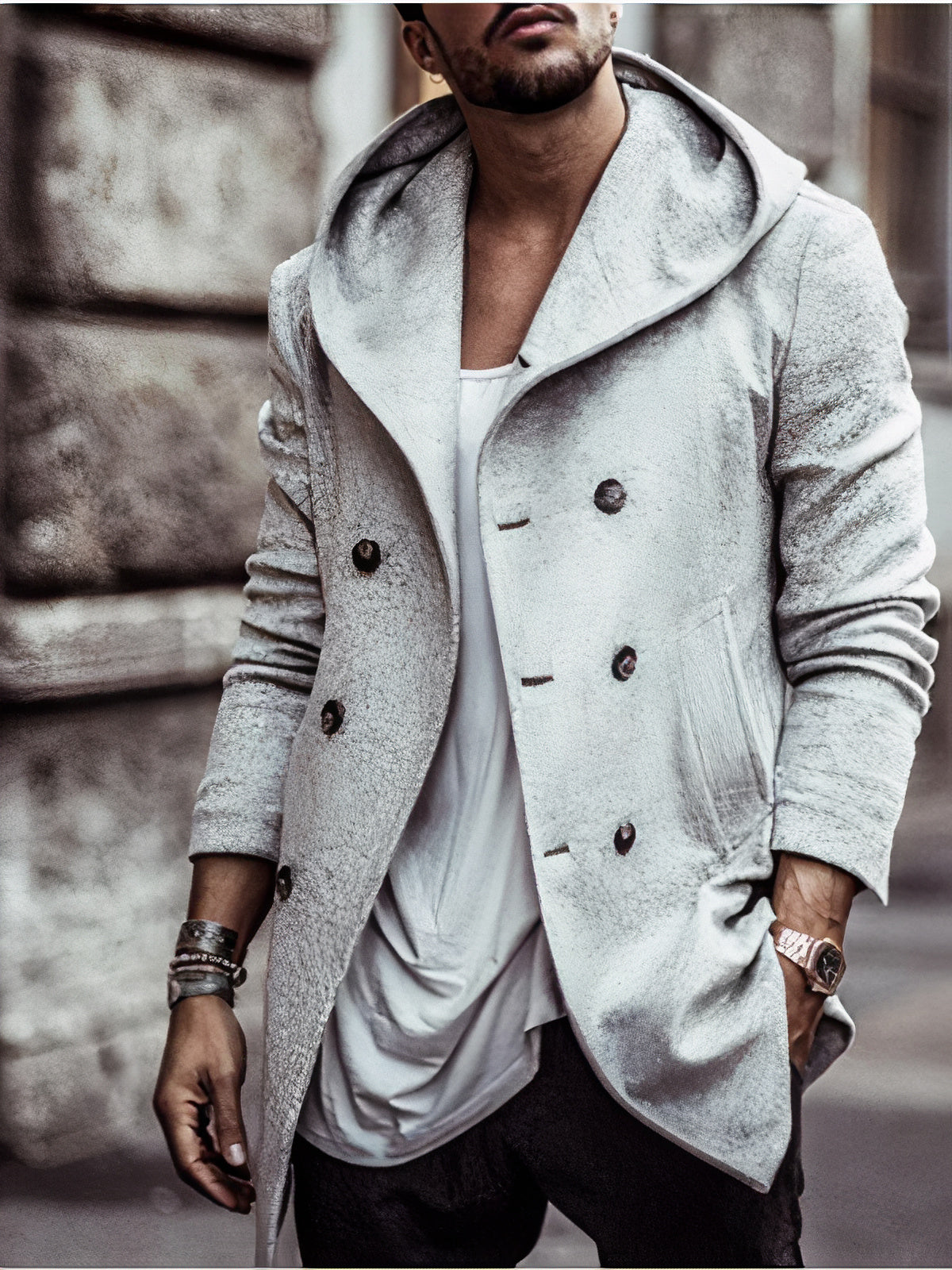 Winterjacke für Herren, winddicht - Larenzo