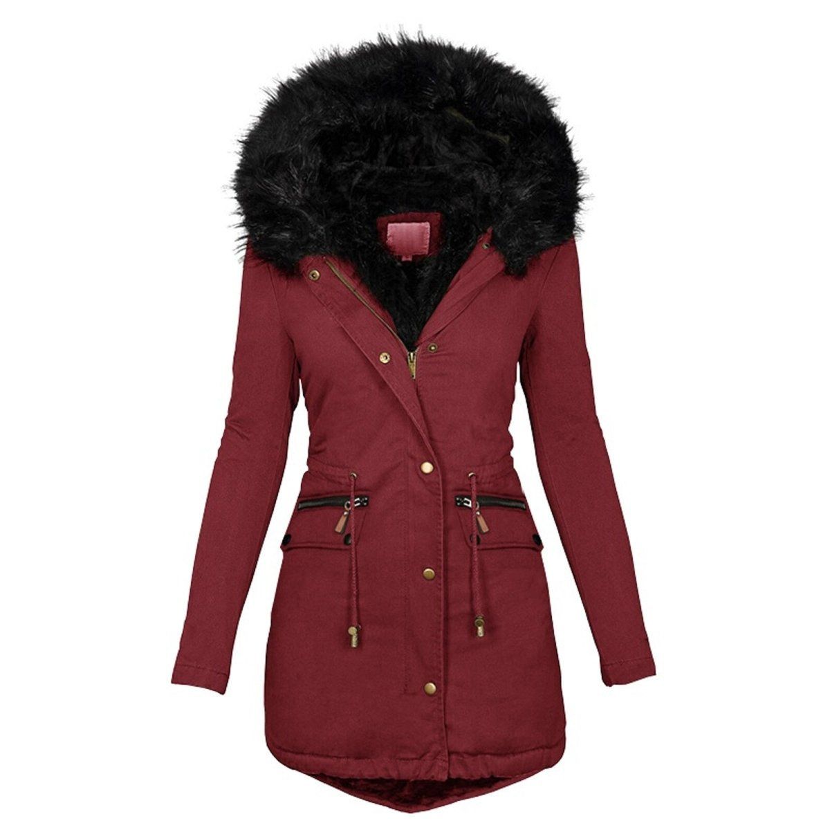 Warme, winddichte Damen Winterjacke Alisson
