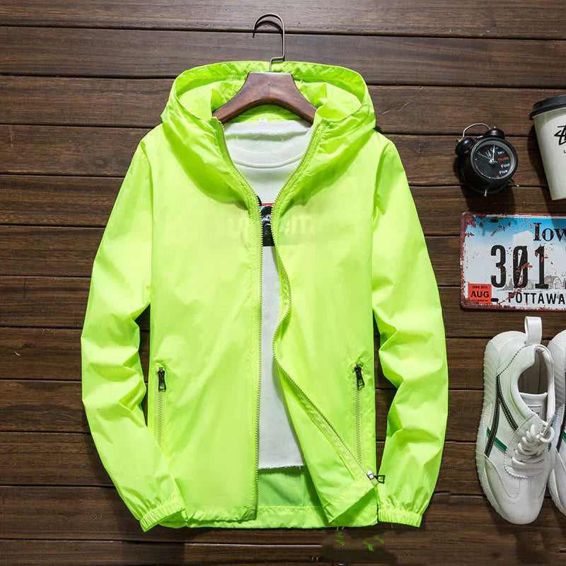 Herren-Windjacke mit Kapuze - Yannic