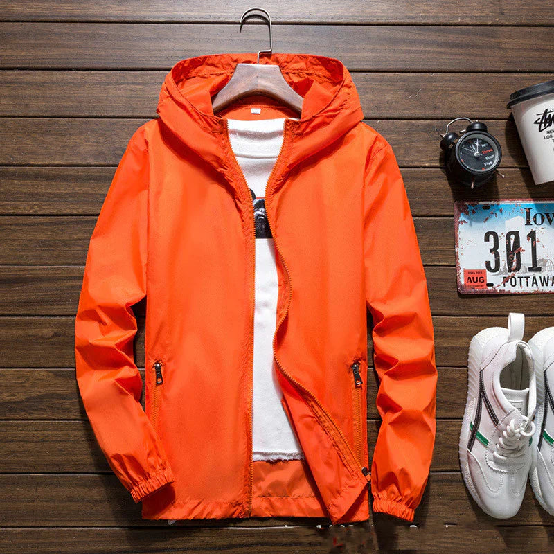 Herren-Windjacke mit Kapuze - Yannic