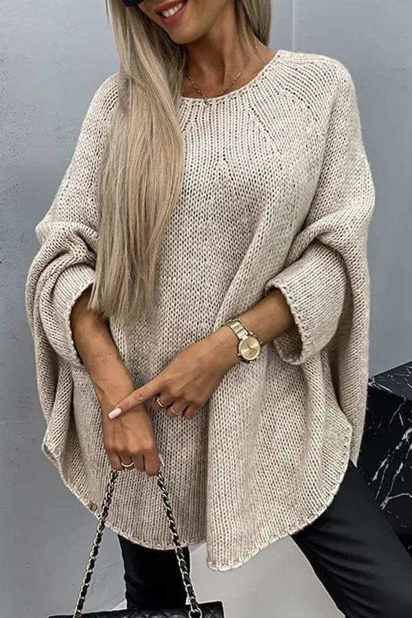 Krohn-e | Oversized Strickpullover Lässige Passform Trendiger Komfort