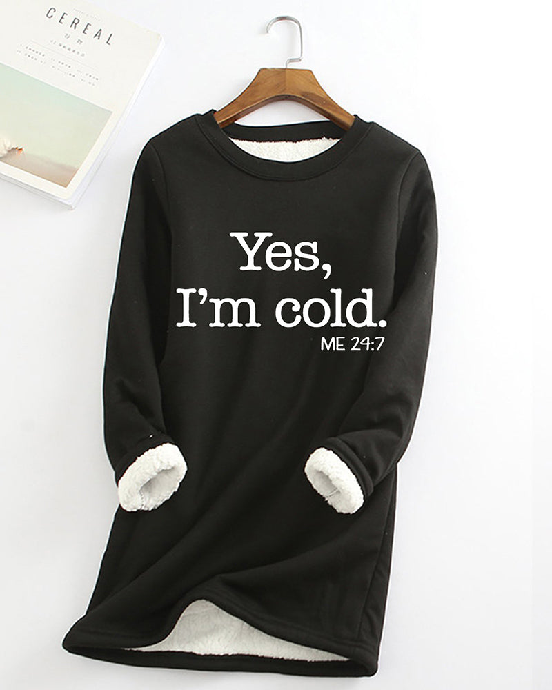 Sweatshirt mit englischem Aufdruck von Fudus