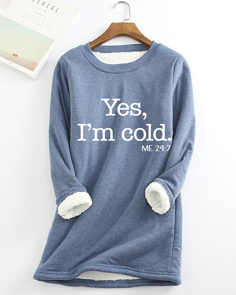 Sweatshirt mit englischem Aufdruck von Fudus
