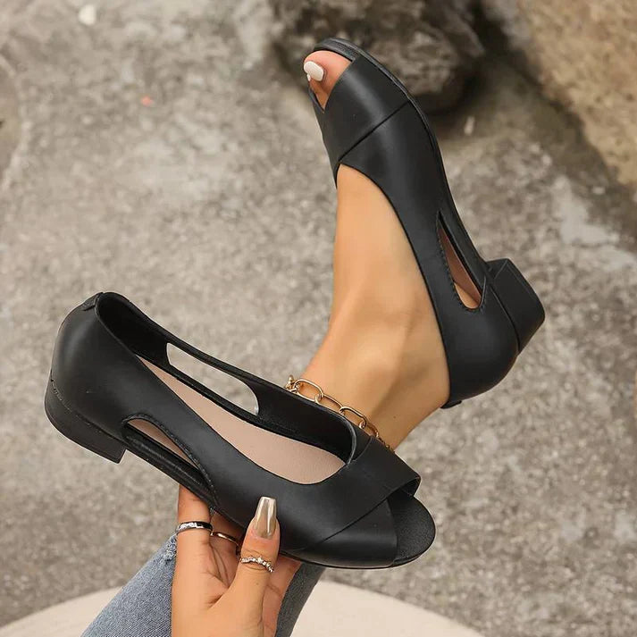 Damen-Abelia Peeptoe-Sandalen