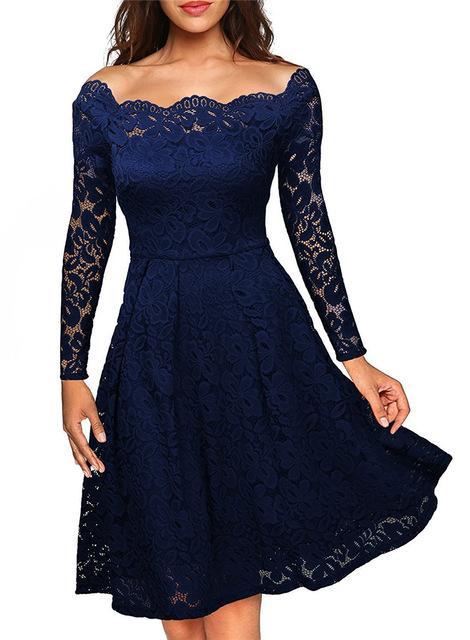 Blumenspitze Vintage Kleid Emma