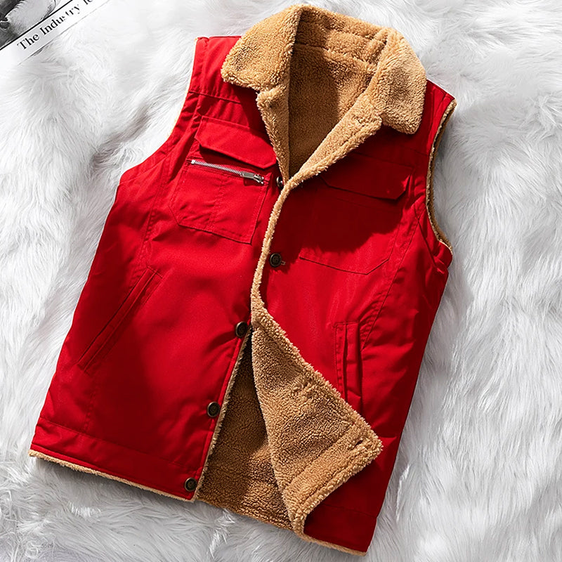 Herren Winterweste mit Taschen