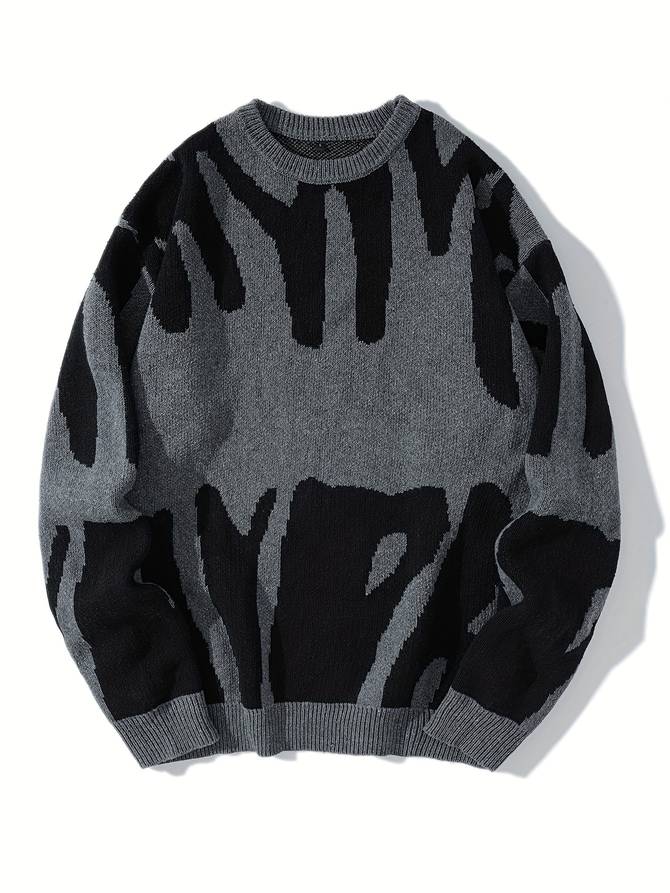 Mika Roelof Herrenpullover mit Rundhals