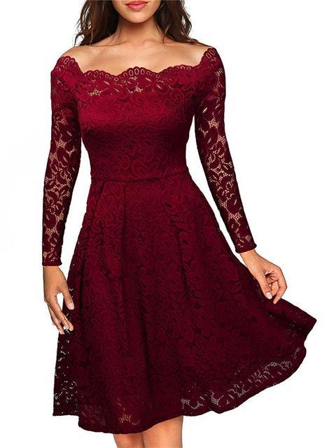 Blumenspitze Vintage Kleid Emma