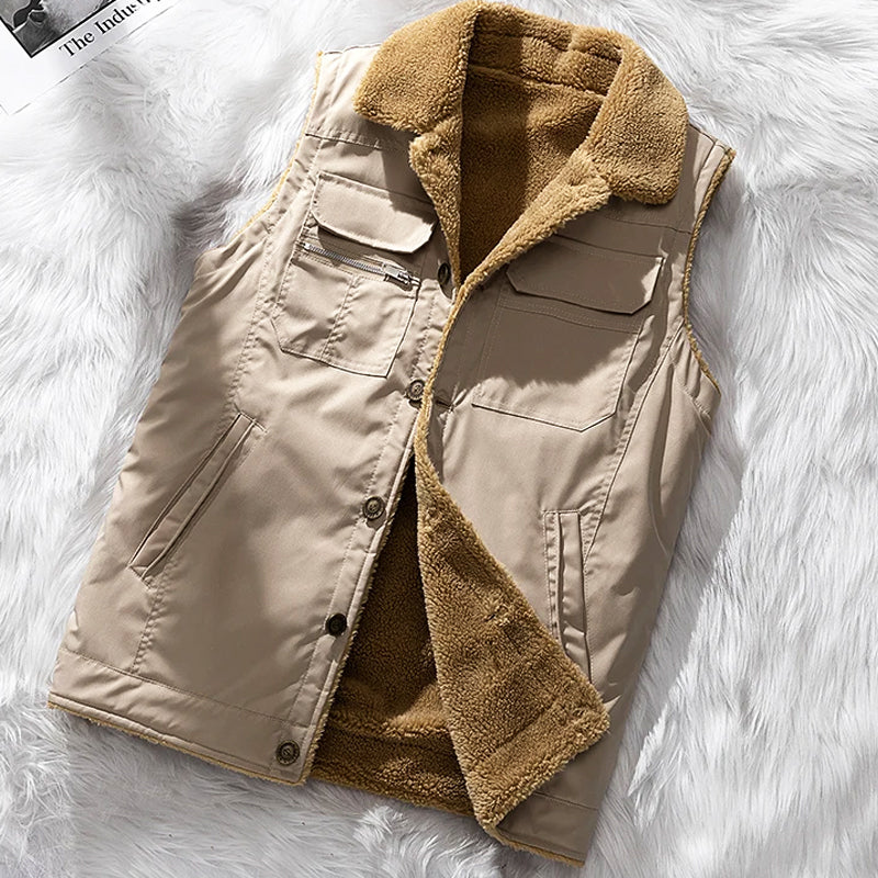 Herren Winterweste mit Taschen