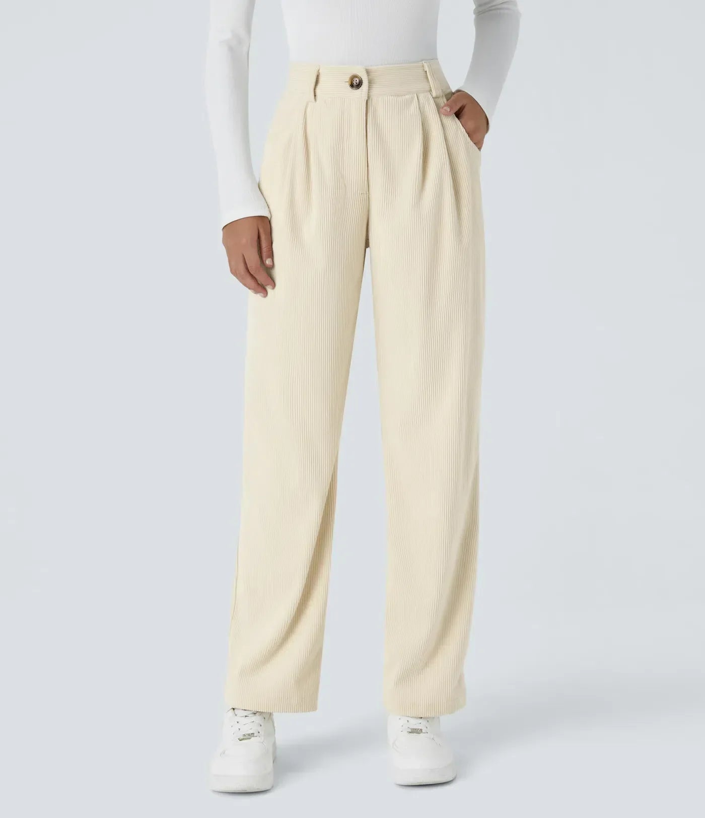 Damen Cordhose von Jhana in lässiger Passform