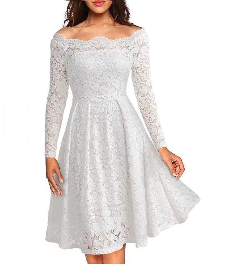 Blumenspitze Vintage Kleid Emma