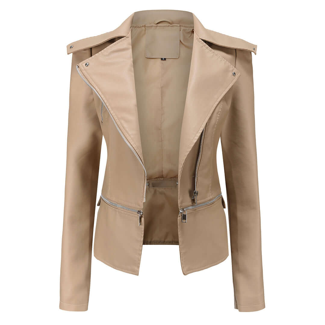 Krohn-e | Damen Robuste Bikerjacke