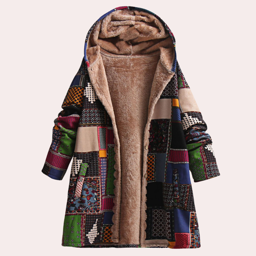 Krohn-e | Warmer Damenmantel mit Kapuze