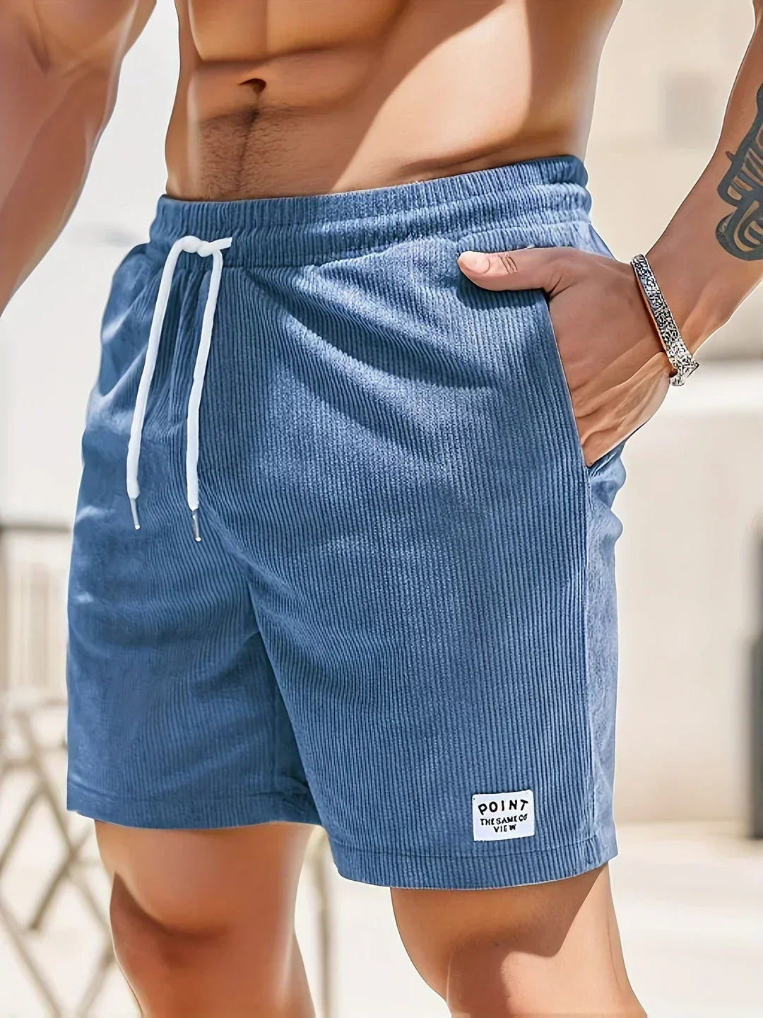 Herren-Cordshorts ALESSIO