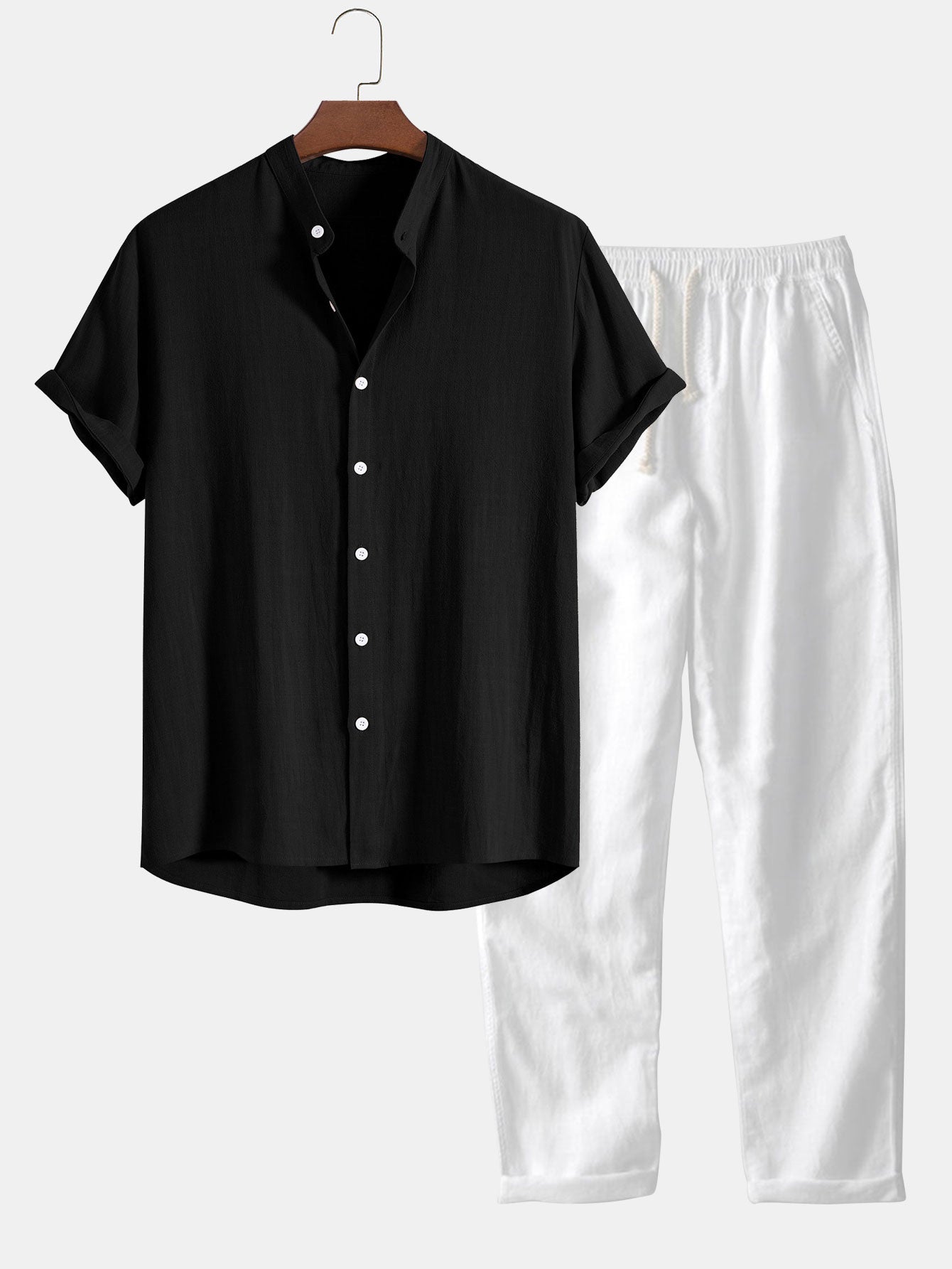 Andi: Leinen-Set aus Hemd und Hose