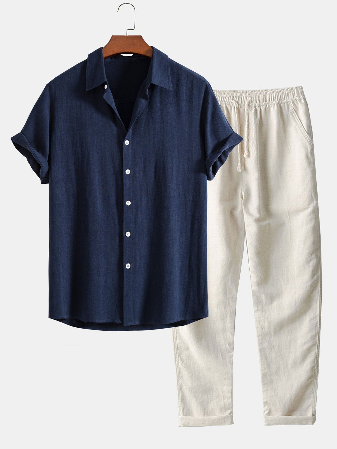 Andi: Leinen-Set aus Hemd und Hose