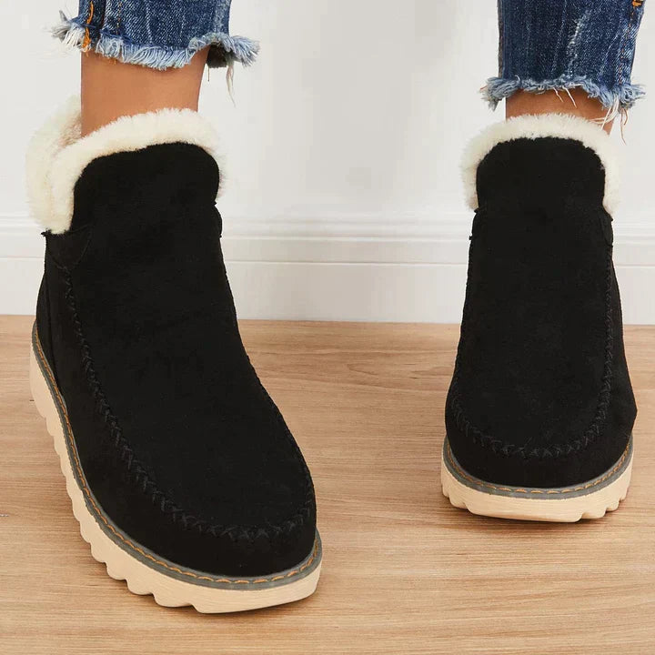 Krohn-e | Fell Baumwollgefütterte Stiefel