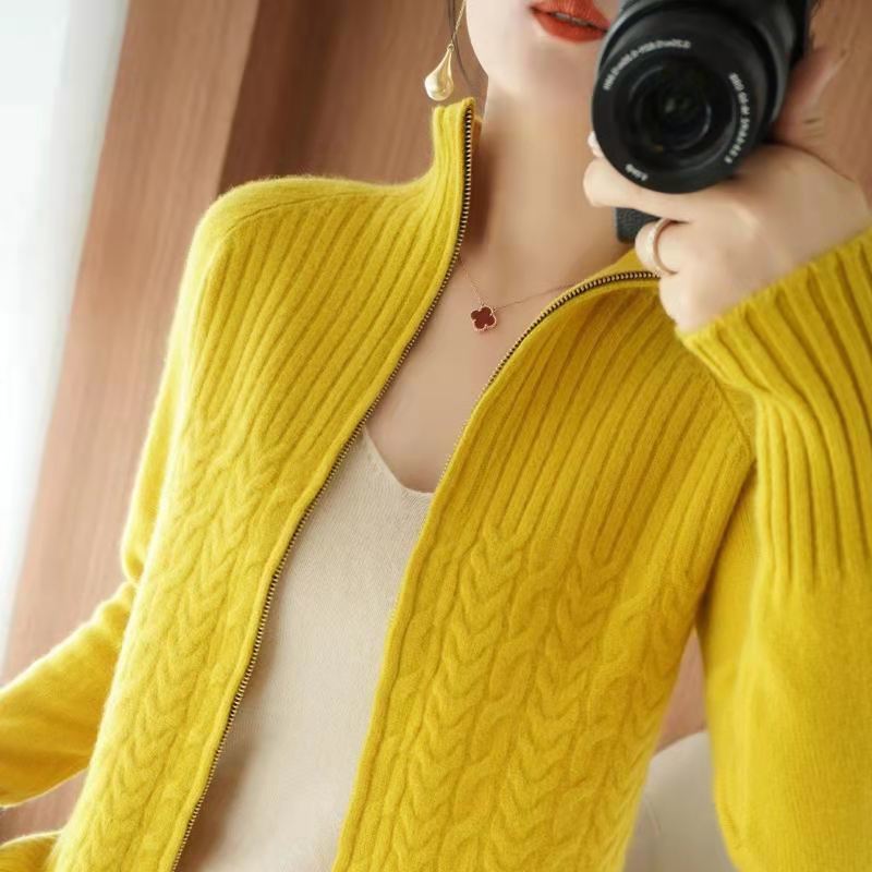 Krohn-e | Damen-Cardigan Aus Kaschmir mit Schickem Kordelzug