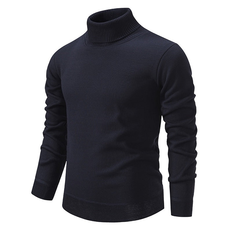 Jaxson: Slim-fit Velvet Rollneck Jumper