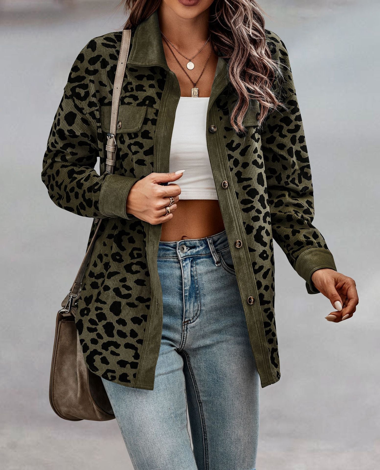 Krohn-e | Dschungel Chic Leopard Jacke