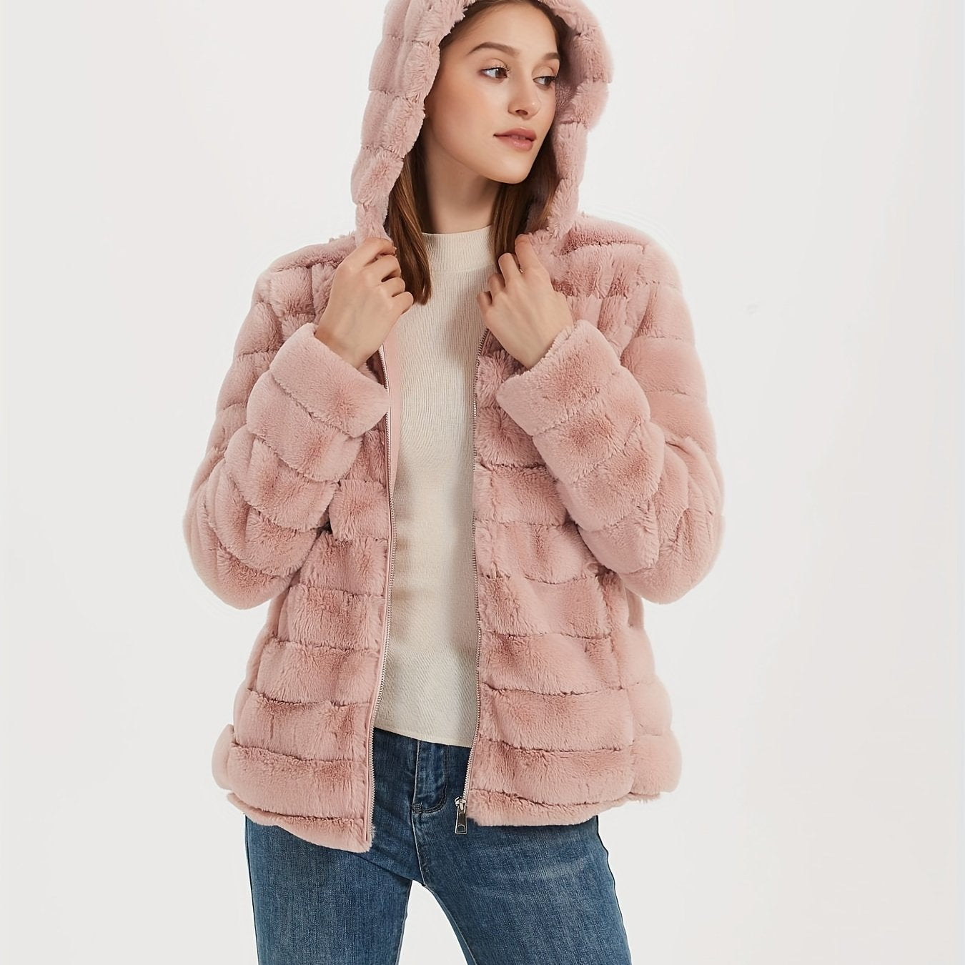 Krohn-e | Eleganter Teddy-Mantel In Einfarbig