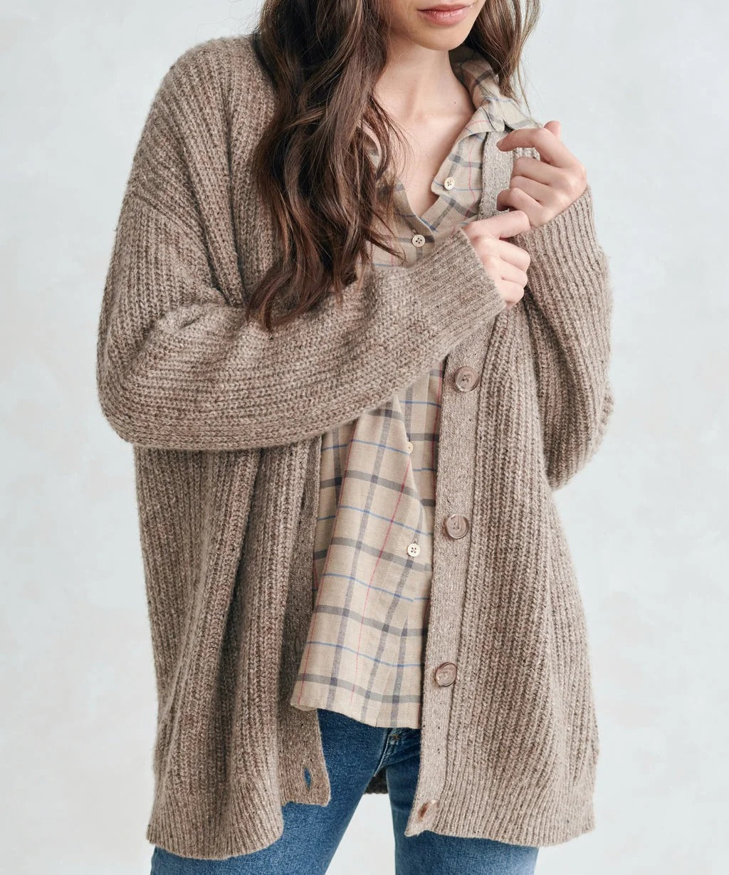 Krohn-e | Kaschmir Cocoon Strickjacke