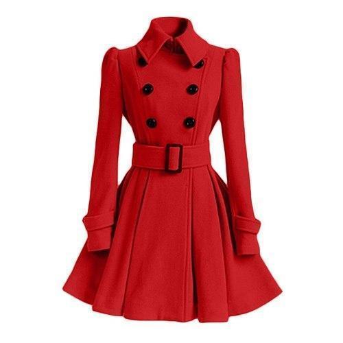 Krohn-e | Damen Doppelreiher Windbreaker Trenchcoat