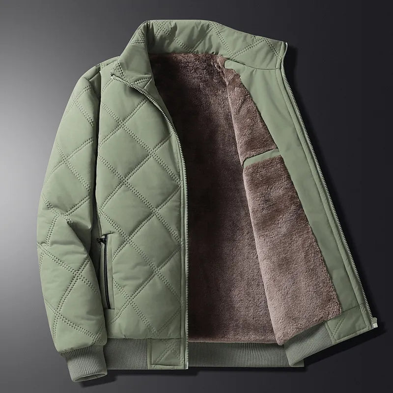Krohn-e | Herrenmantel Aus Fleece für Herbst und Winter
