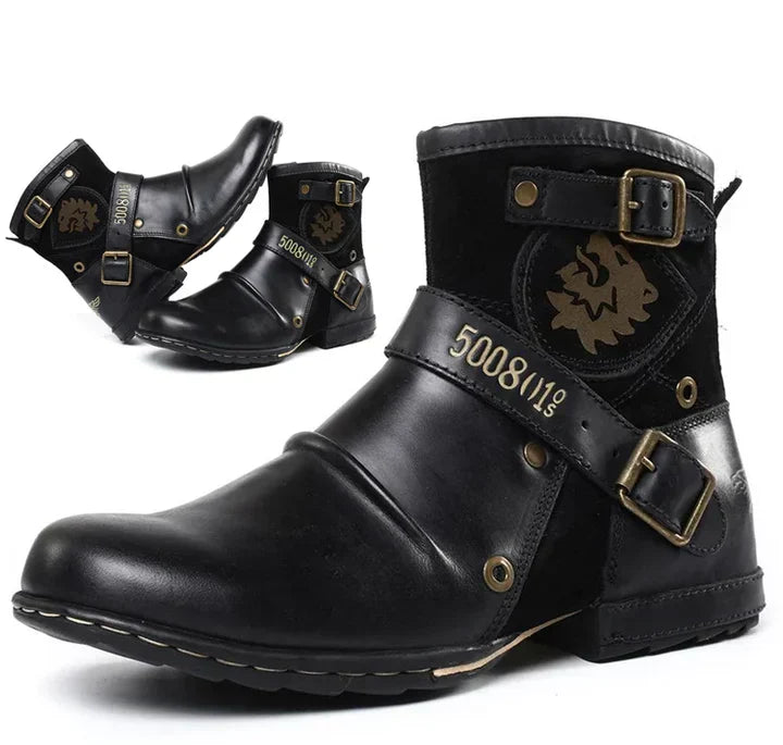 Krohn-e | Herrenstiefel mit Robuster Sohle