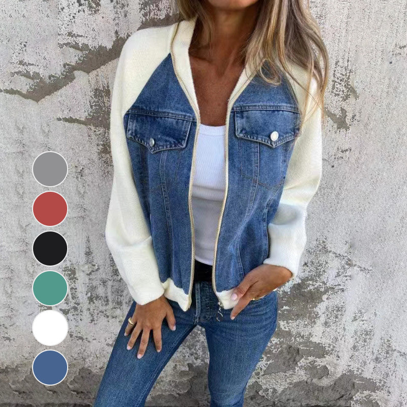 Krohn-e | Lässige Damen-Jeansjacke