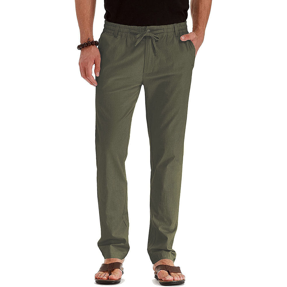 Bequeme Herrenhose im Business-Casual-Stil mit elastischem Bund