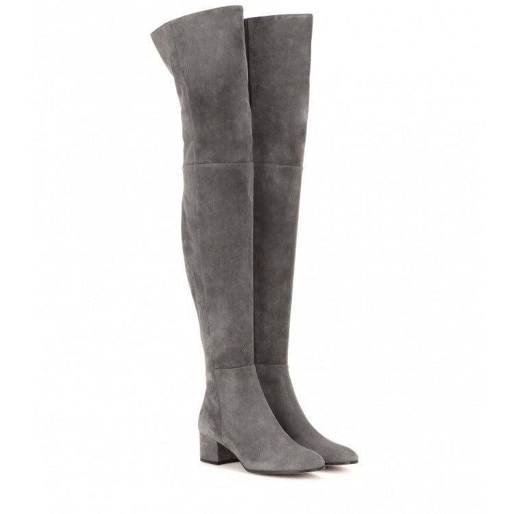 Krohn-e | Knöchelhohe Damenstiefel Luxuriöse Winter Fußbekleidung Zeitlos Elegantes Design