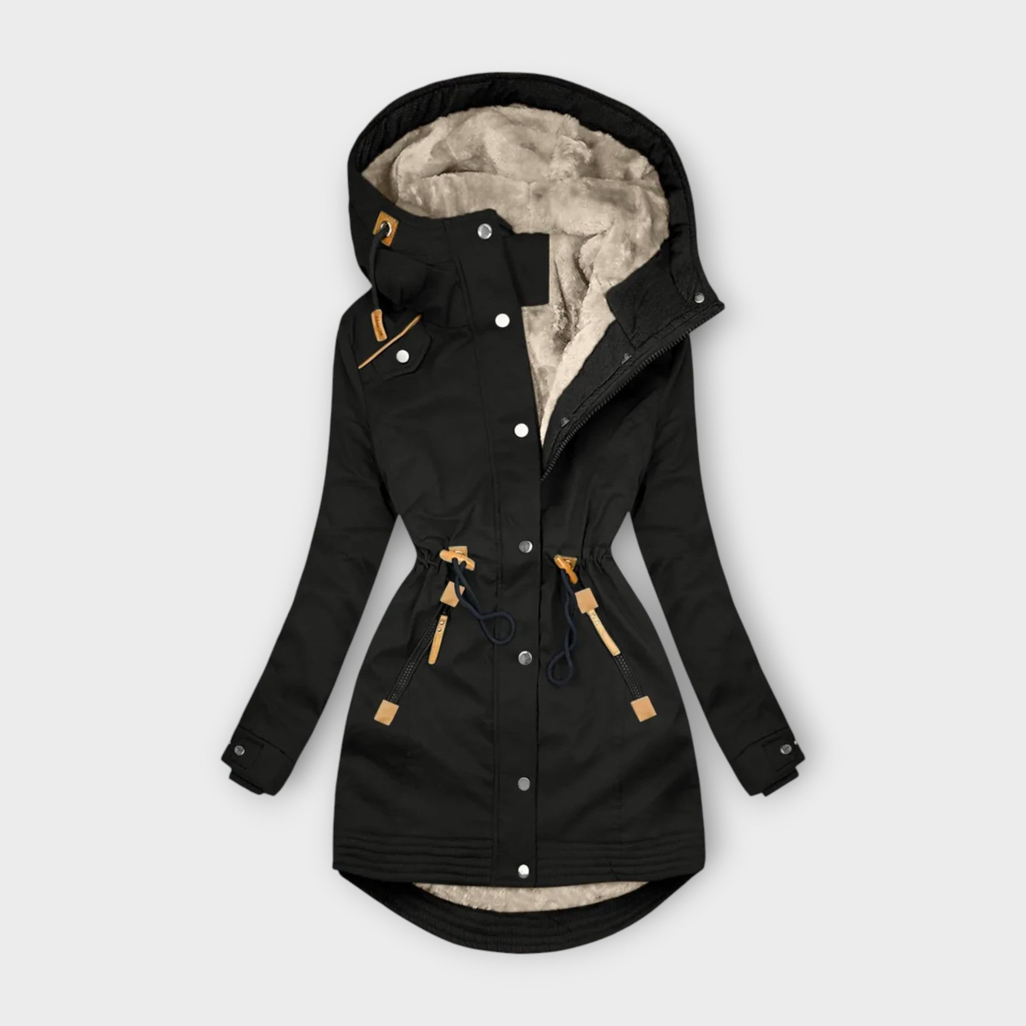 Krohn-e | Damen-Hoodie-Mantel Irina