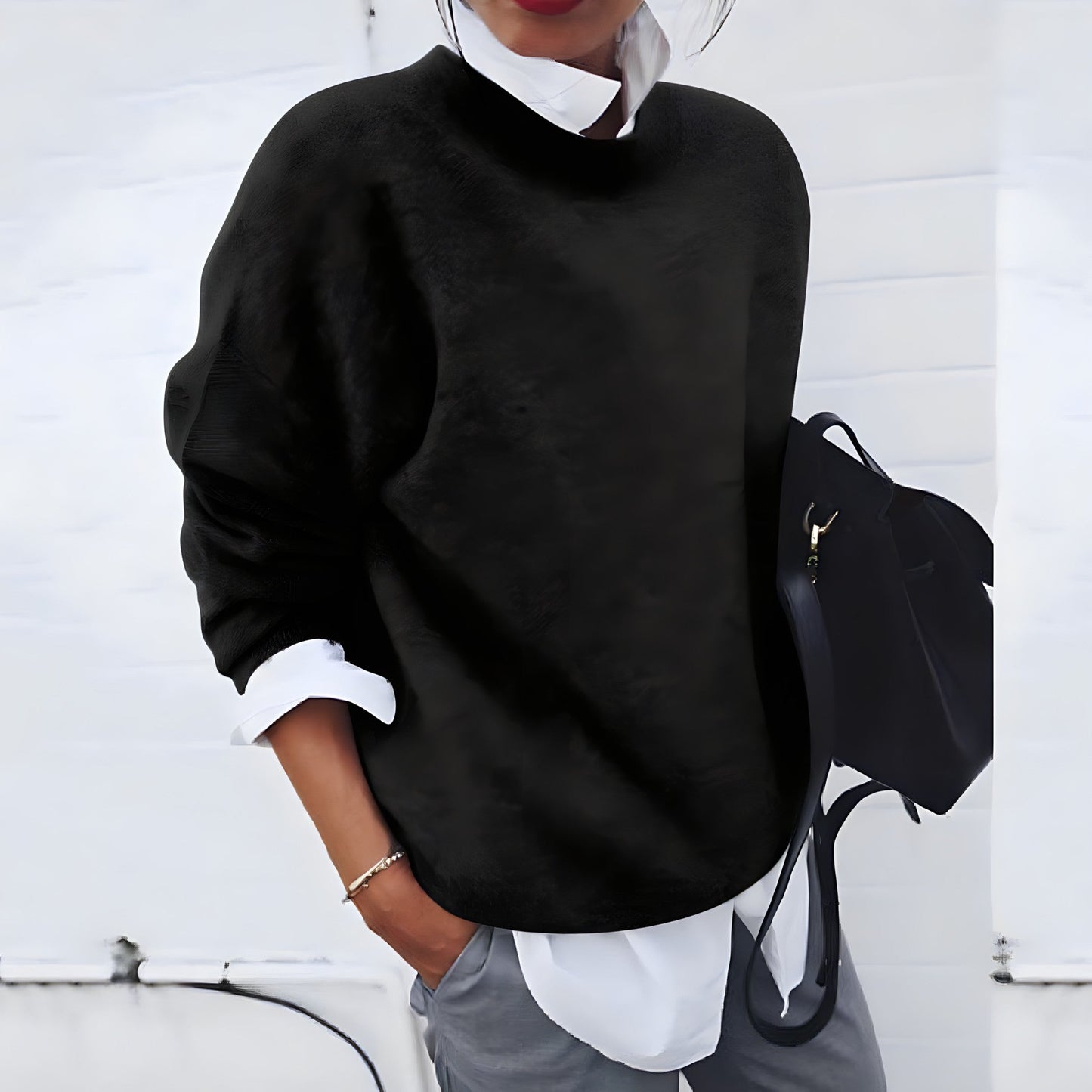Krohn-e | Cashmere Pullover mit Weichem Griff