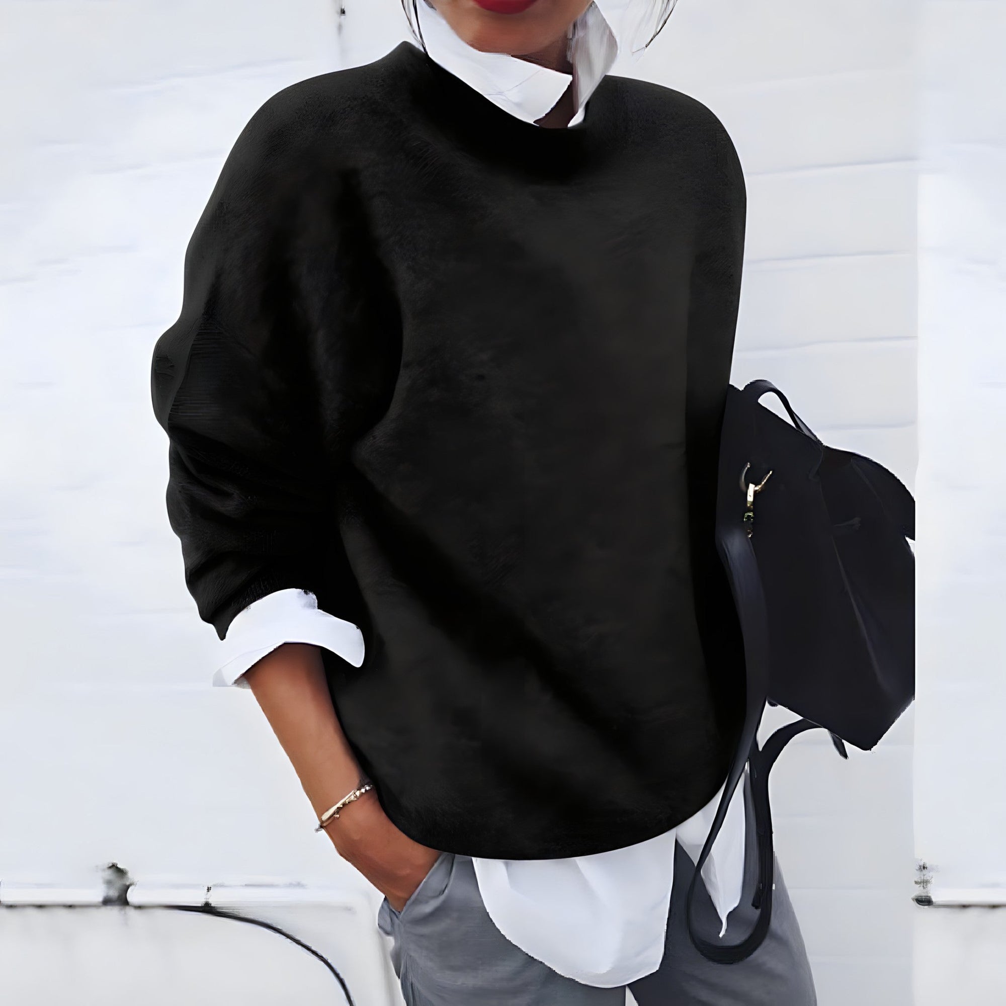 Krohn-e | Cashmere Pullover mit Weichem Griff