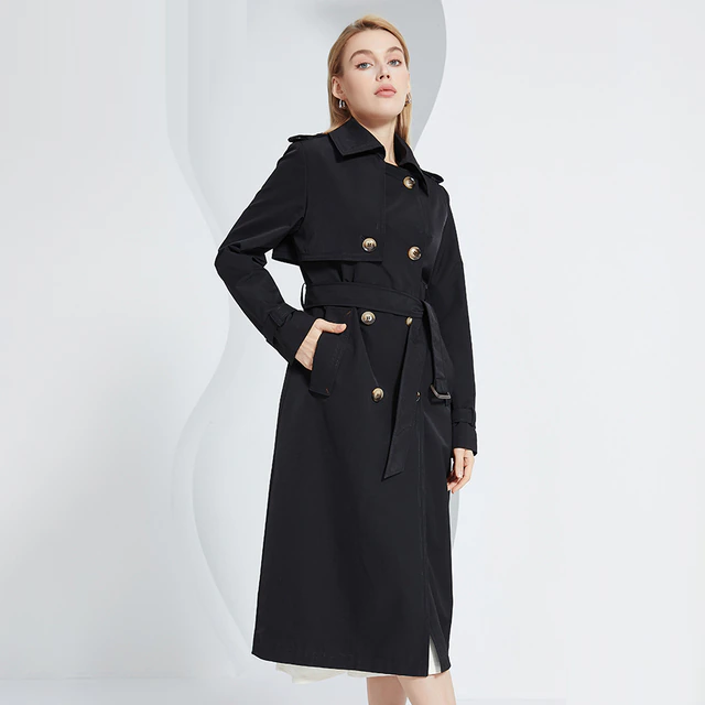 Krohn-e | Parka mit Gürtel - Raffiniert und Zeitlos