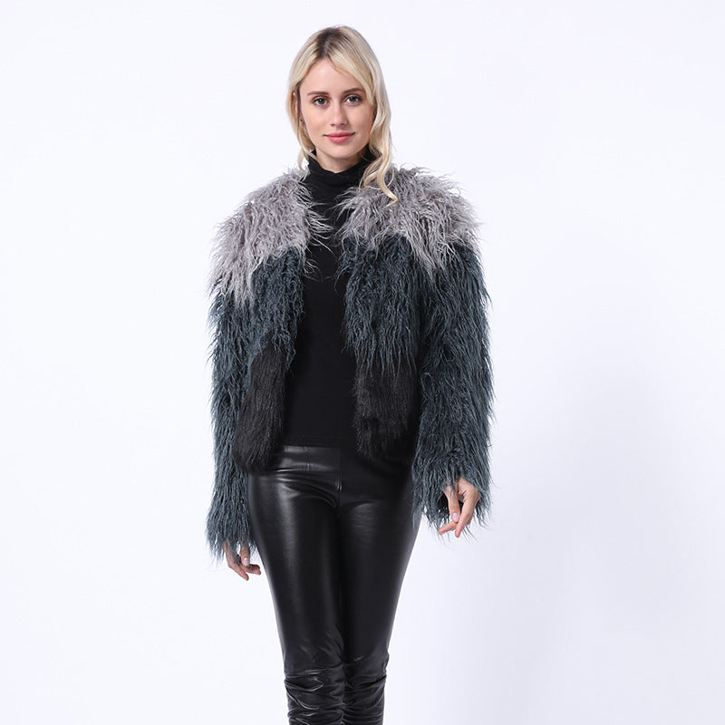 Damen Extravagante Kunstpelzjacke mit federleichtem Design und modischem Schnitt Krohn-e