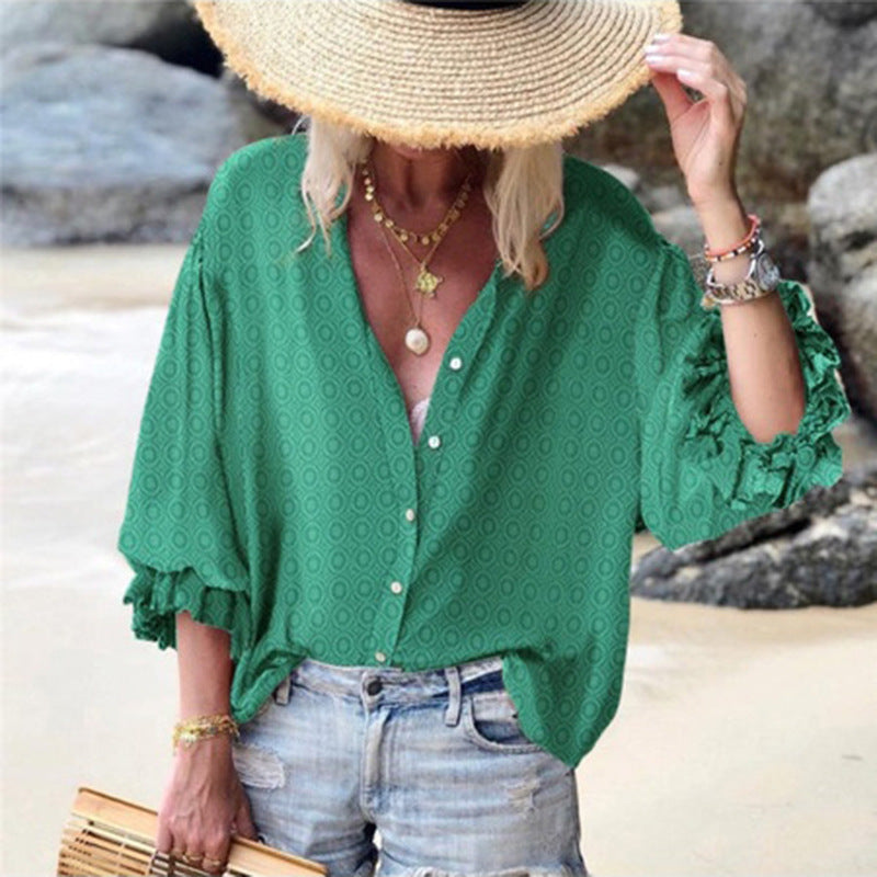 Nyra Bluse mit Knöpfen