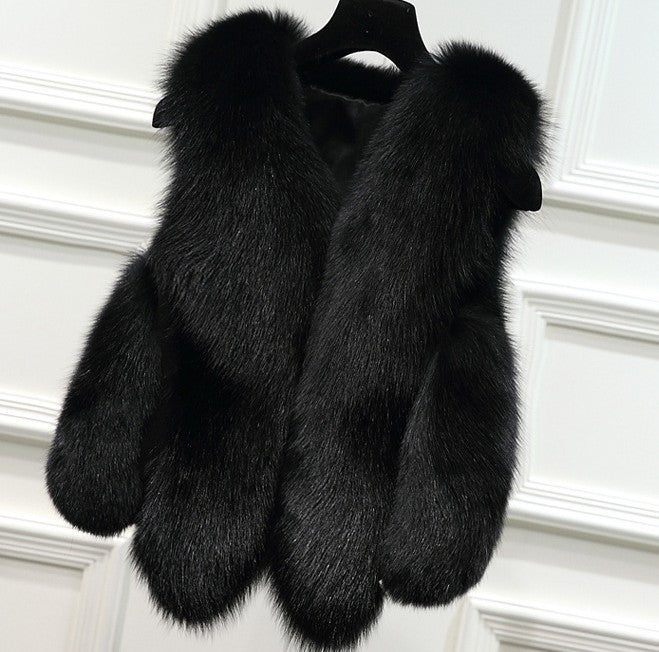 Damen elegante Fellweste Krohn-e