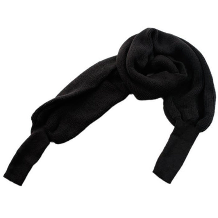 Damen weich gestrickter Schal mit modischem Knoten-Design Krohn-e
